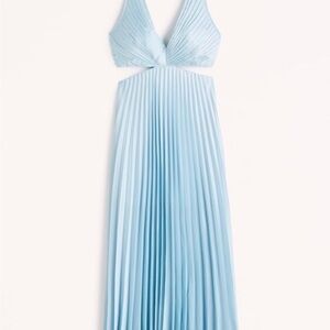 Abercrombie and fitch Giselle pleated light blue dress XSP